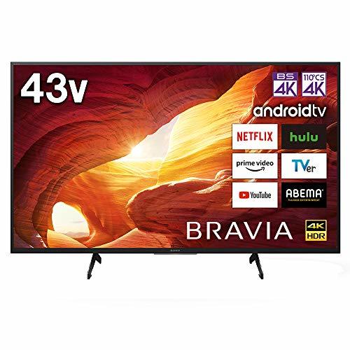 【中古】ソニー 43V型 4K 液晶 テレビ ブラビア KJ-43X8000H Android TV 4.5畳以上推奨 2020年モデル_画像1