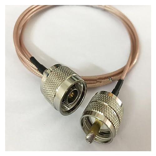 【中古】RG316 N 男性から UHF PL259 男性 50ohm 同軸低損失ジャンパー R.F ケーブル 15/20/30/50cm 1m 2_画像1