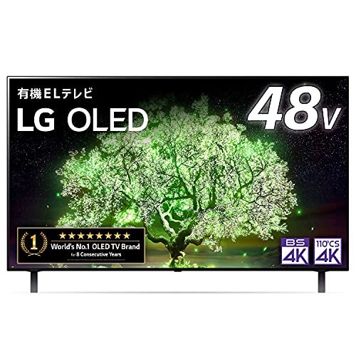 【中古】LG 48型 4Kチューナー内蔵 有機EL テレビ OLED48A1PJA Alexa 搭載 2021 年モデル_画像1