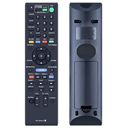 【中古】AVTVA RM-ADP072 交換用リモコン for ソニー SONY ブルーレイDVDホームシアターシステム 触れ心地よし 鋭敏な反応_画像1