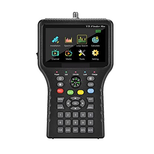 【中古】使い易いデジタル衛星ファインダー V8 Finder 最大衛星信号 4.3 インチ LCD DVB-S/S2/S2X H.265 ACM ロ_画像1