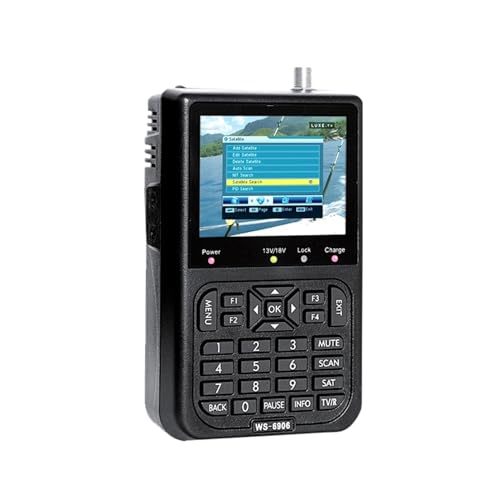 【中古】衛星ファインダー WS6906 3.5 インチ LCD ディスプレイデータデジタル衛星信号ファインダーメーター信号発生器テレビセットへの標_画像1