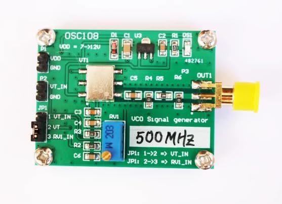 【中古】無線周波数マイクロ波VCO電圧制御発振器500 MHz_画像1