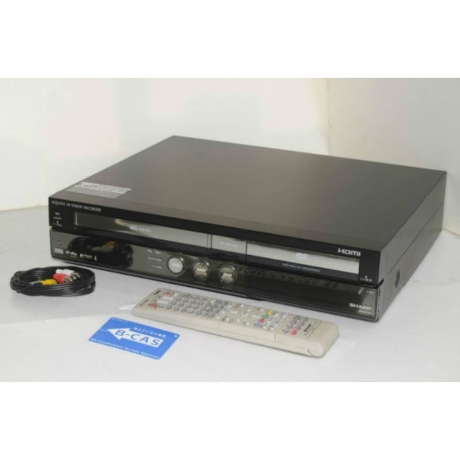 【中古】VHS一体型DVDレコーダー 簡単ダビング 250GB HDD搭載ビデオ一体型DVDレコーダー ビデオデッキ SHARP AQUOS DV-_画像1