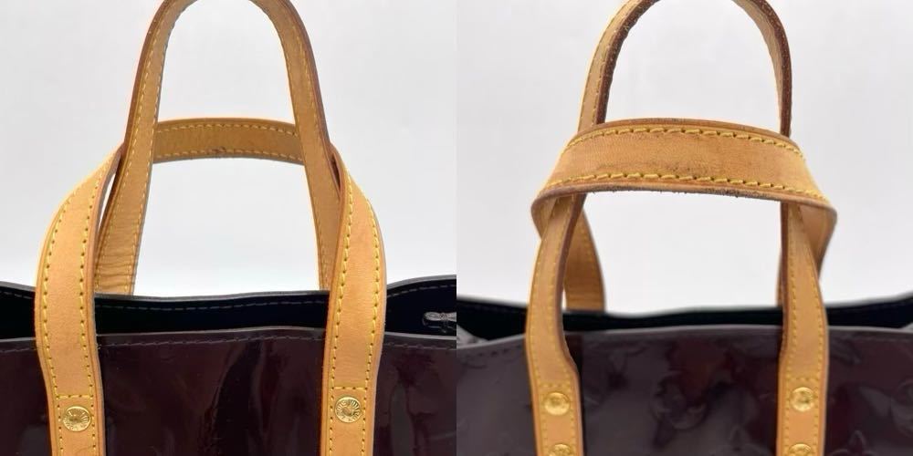 ルイヴィトン LOUIS VUITTON トートバッグ ヴェルニ リードPM アマラント_画像7