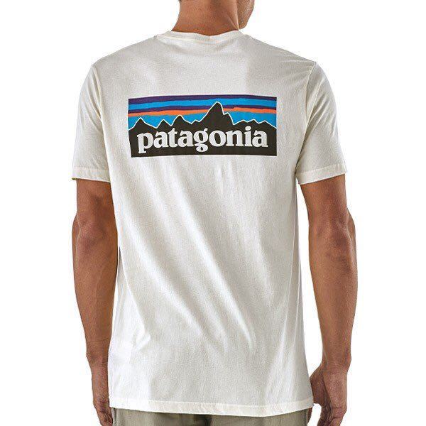 patagonia Tシャツ P-6 Logo Organic T-Shirt オーガニック　ホワイト　 Mサイズ パタゴニア_画像2