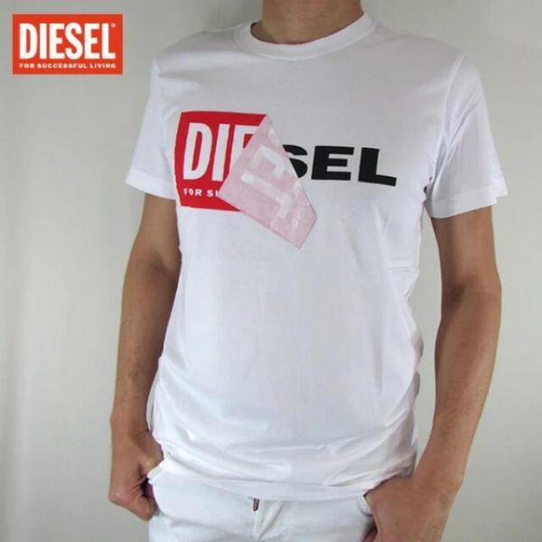 DIESEL Tシャツ T DIEGO QA T-SHIRT ホワイト　S