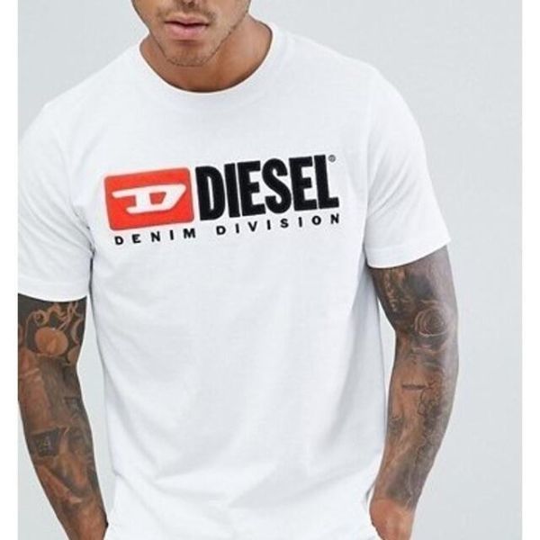 DIESEL Tシャツ T-JUST-DIVISION ホワイト　M