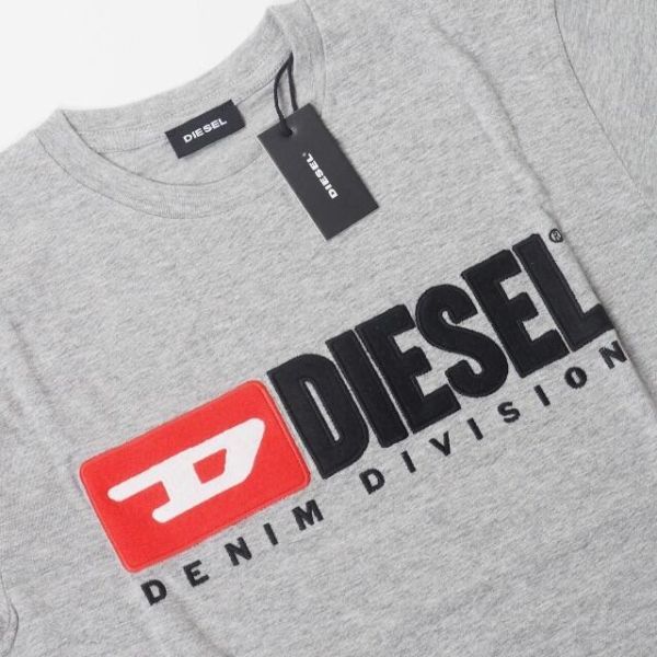 DIESEL Tシャツ T-JUST-DIVISION グレー L_画像4