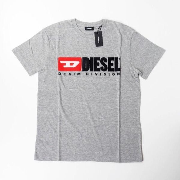 DIESEL Tシャツ T-JUST-DIVISION グレー L
