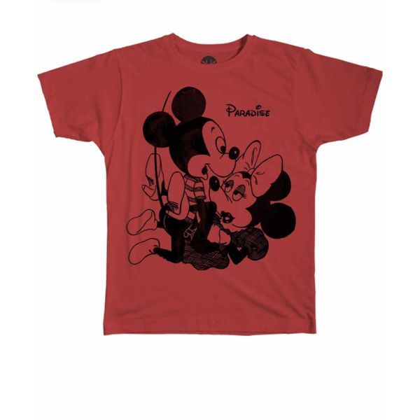 Paradis3 Tシャツ XL Mickey & Vivienne レッド_画像1