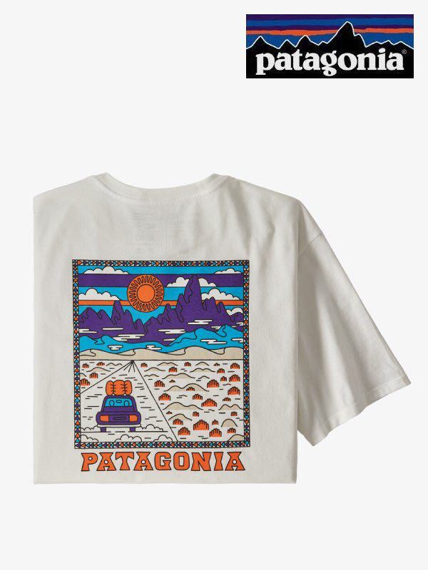 patagonia Tシャツ M's Summit Road Organic Tee サミット ロード オーガニック 38537 ホワイト　　 Sサイズ パタゴニア_画像1