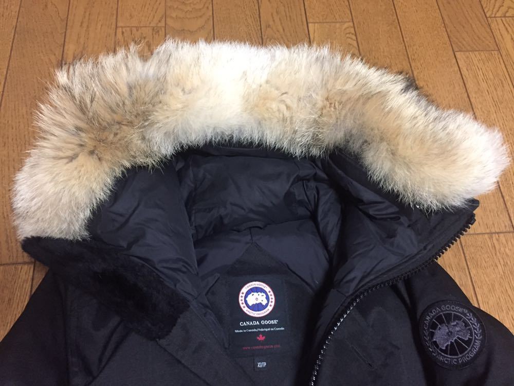 新品同様 CANADA GOOSE × EDIFICE 別注 CRESTON ／ クレストン カナダグース ブラック エディフィス グリフィンインターナショナル XS_画像2