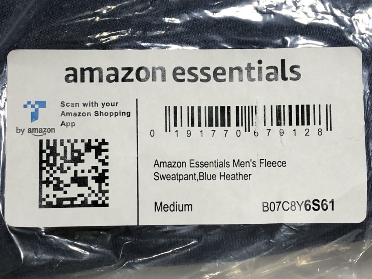 未使用 タグ付 amazon essentials フリース スウェットパンツ L 〜 XL 相当 スウェット パンツ アマゾン プライベートブランド PB_画像9