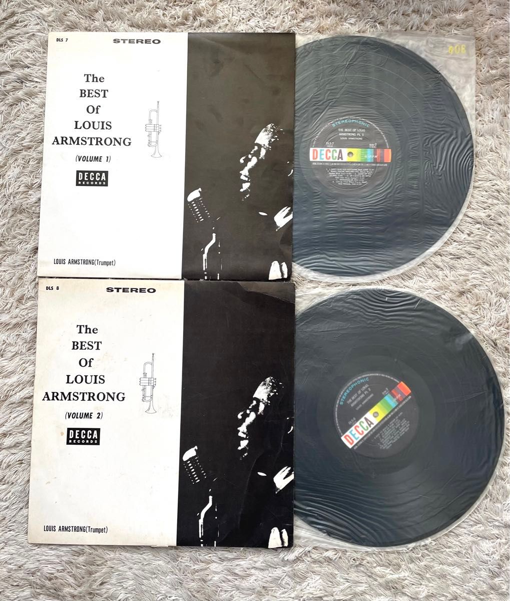 廃盤希少品！【Louis Armstrong】ルイ・アームストロングベストアルバム/LPレコード 
