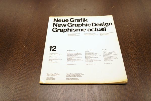 Neue Grafik/New Graphic Design/Graphisme actuel 12　Verlag Otto　英・仏・独語版　1962年_画像3