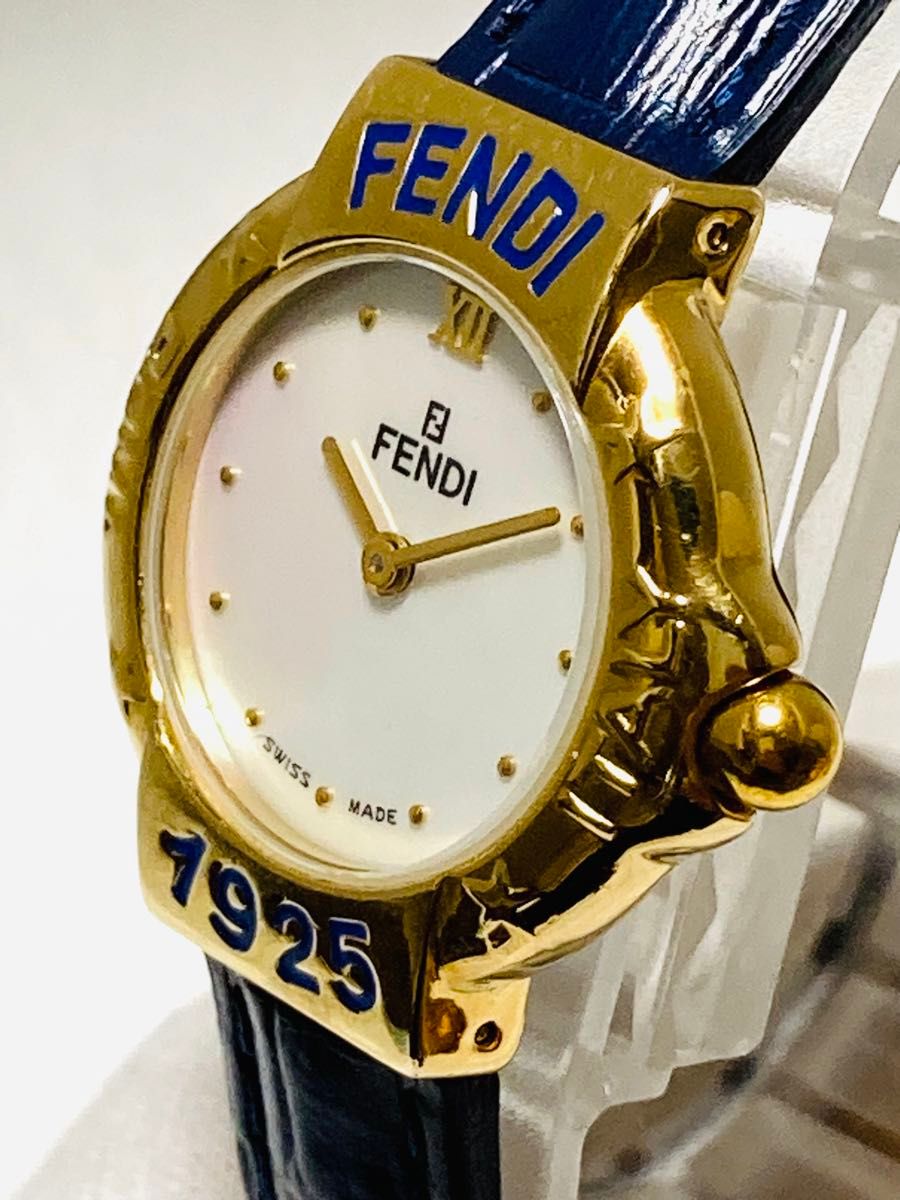 良品！　FENDI フェンディ　電池＆ベルト新品交換済み　レディース腕時計