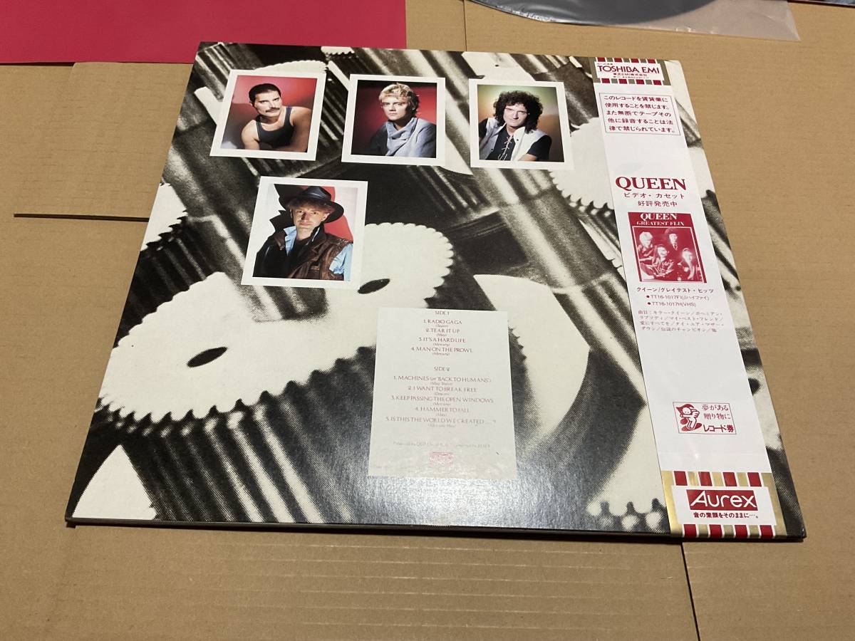 QUEEN クイーン /THE WORKS ザ・ワークス / LP 帯付 ポスター付_画像3