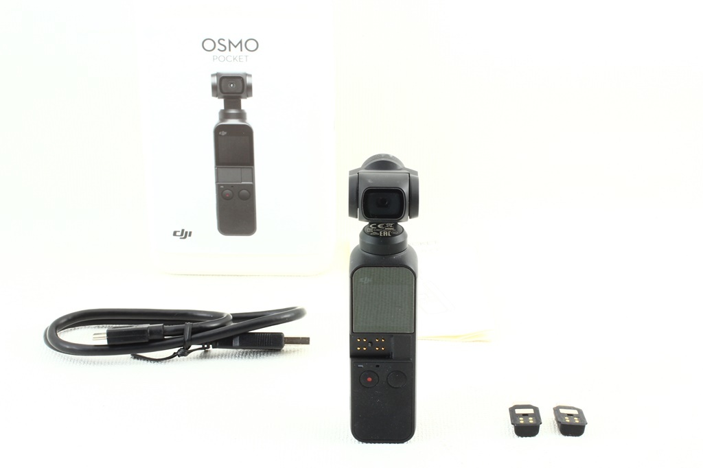 極上品◆DJIディージェイアイ Osmo Pocket スタビライザー搭載ハンドヘルドカメラ◆元箱/a-4906