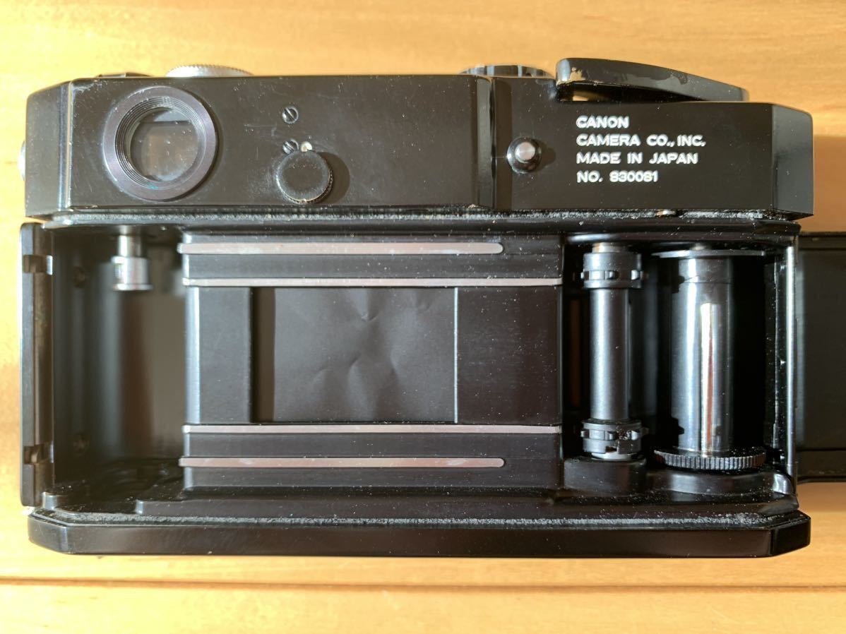キヤノン7黒（Canon MODEL7 BLACK)＋SERENAR 50mm f1.8＋CANON LENS35mm f2 動作未確認の為ジャンク_画像5