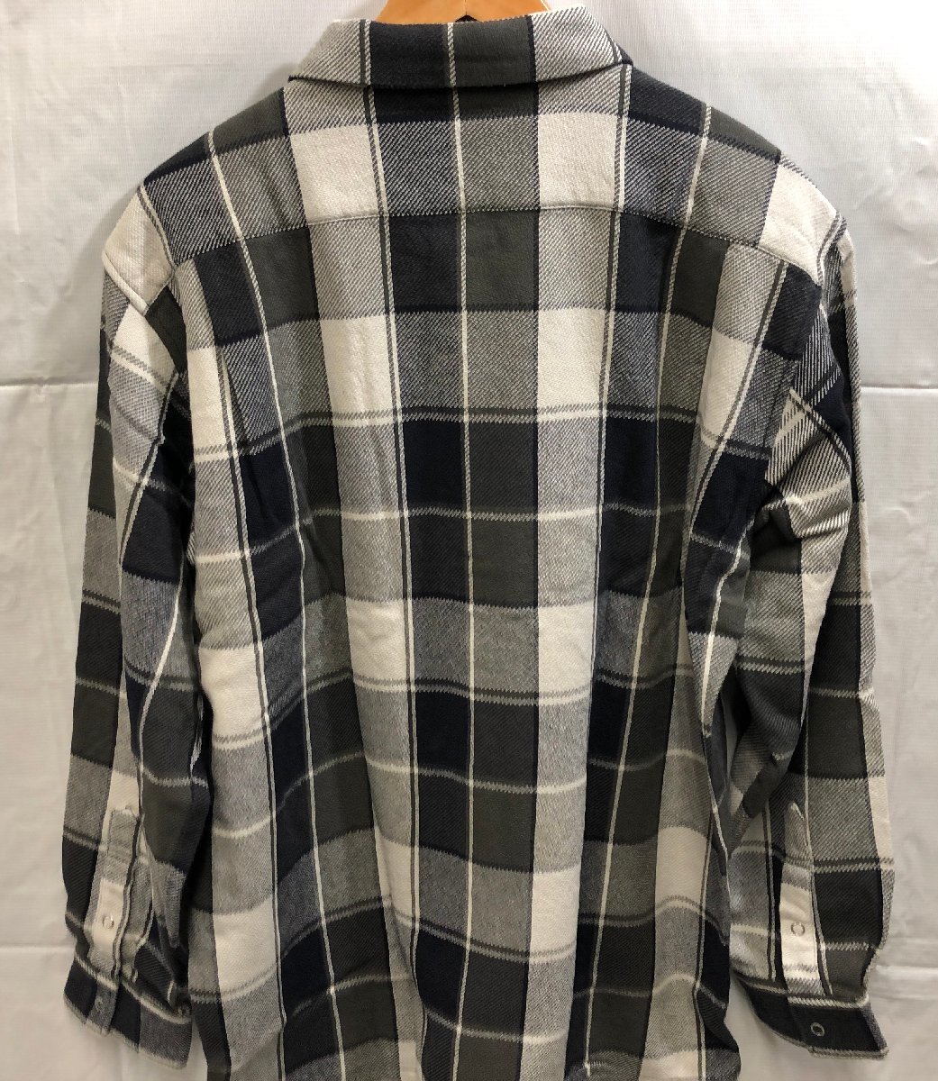 SEQUEL シークエル HECK NELL SHIRT チェック ネルシャツ サイズ：L NAVY CHECK SQ-21AW-SH-02☆美品☆[66-1119-O9]_画像6