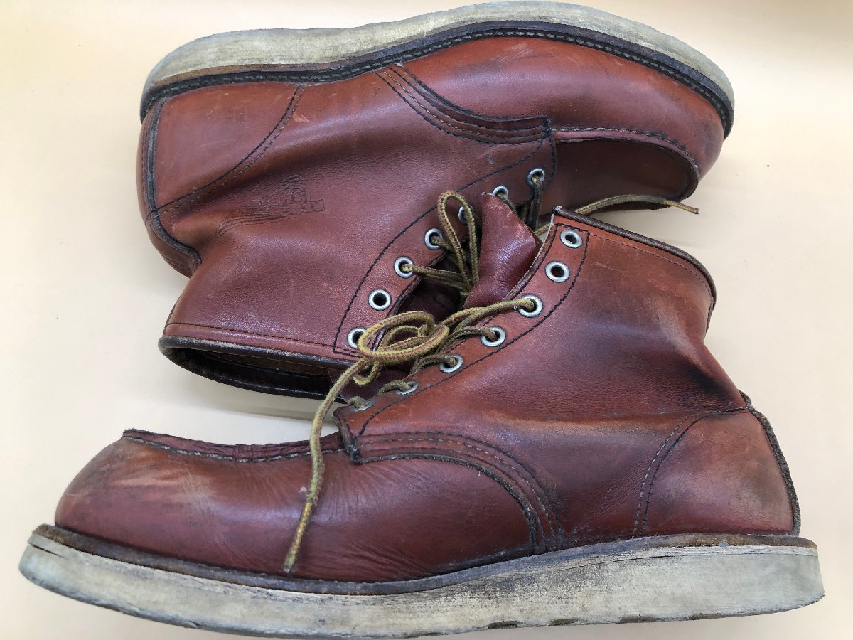 RED WING レッドウイング 8875 ブーツ サイズ:9E モックトゥー ワークブーツ☆良品☆[76-0105-O3]_画像8