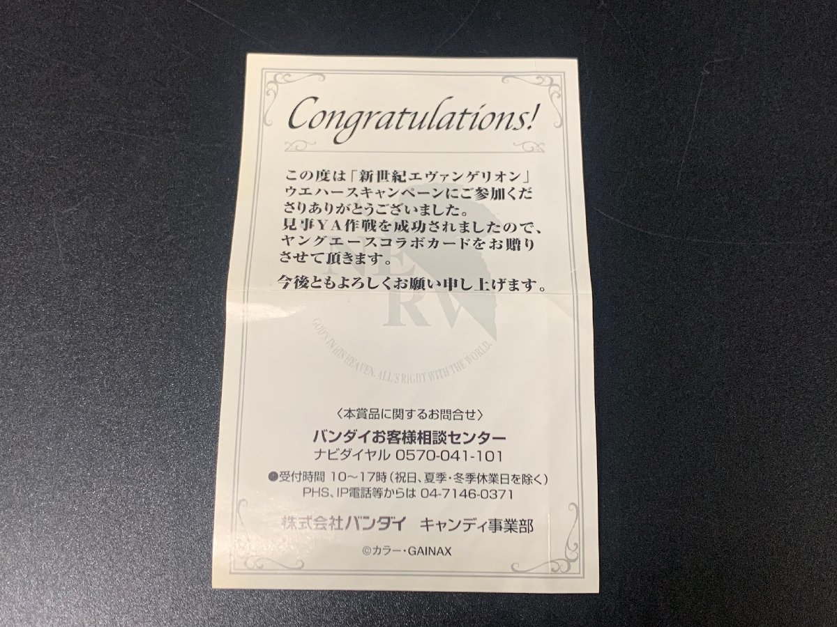 エヴァンゲリオン ウエハース 当選品 綾波レイ ヤングエース エヴァンゲリオン ウエハース 当選品 綾波レイ ヤングエース