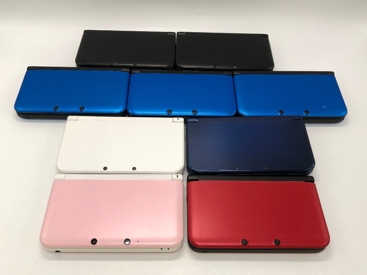 1円～【ジャンク・現状品】Nintendo 3DS LL 9台/3DS 5台/DSi 2台/DSLite 5台/ 計 21台まとめ 動作不良/不明/難有り等 [292-0129-T3]_画像2