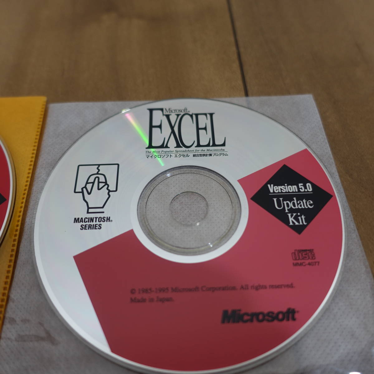 Microsoft Excel Version 5.0 + Update Kit Mac_画像3