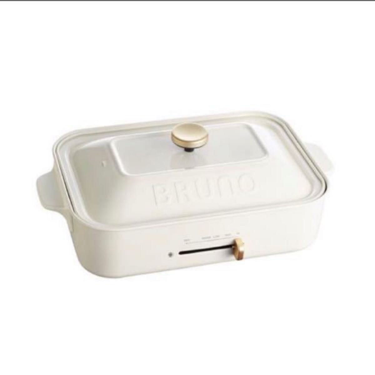 BRUNO コンパクトホットプレート ブルーノ たこ焼きプレート ホワイト　BOE021-WH