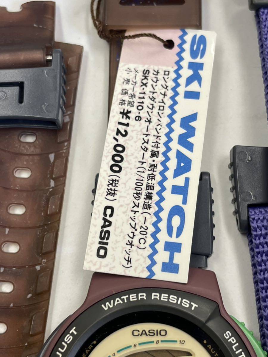 105.未使用・デットストック・稼動品・ベルト切れ・カシオ CASIO スキーウォッチ デジタル クオーツ メンズ 腕時計 純正ベルト//KA130_画像3