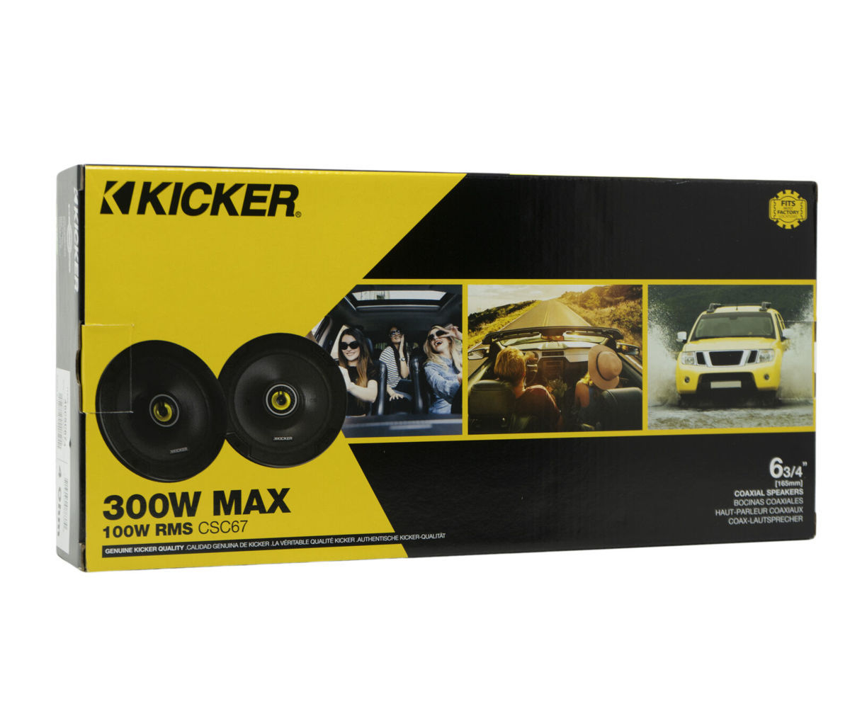 ■USA Audio■キッカー Kicker CSシリーズ薄型 CSC674 (46CSC674) 16.5cm (6.75インチ）Max.300W ●保証付●税込_画像9