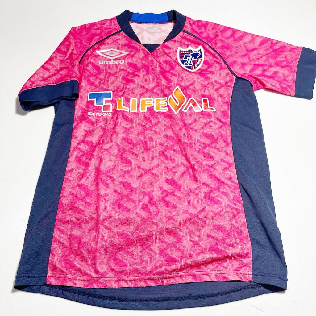 fc東京 FC TOKYO Jリーグ jleague アンブロumbro プラクティスシャツ ユニフォーム M〜Lサイズ_画像1