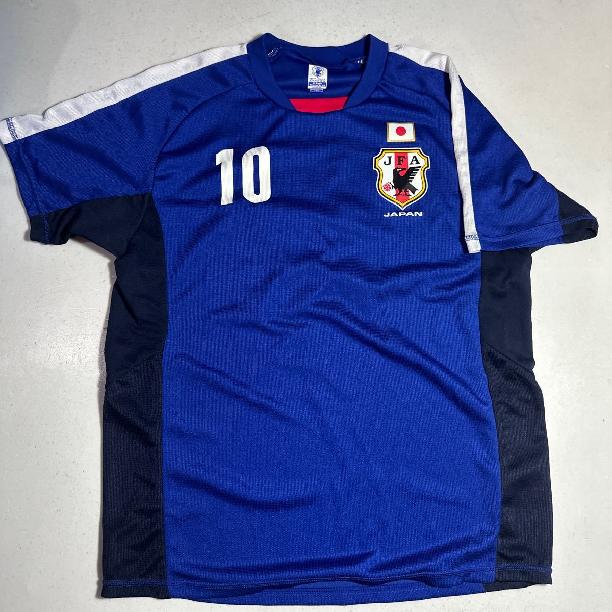 #10 香川慎司選手 サッカー 日本代表 オフィシャル official 応援用シャツ Mサイズ_画像7