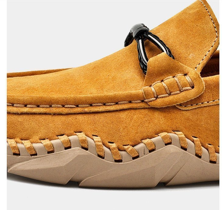 XX-QZTS-22083 KHAKI/48 размер 29.cm степень новый товар высокое качество популярный новый товар первый продажа обувь мужской натуральная кожа Loafer туфли без застежки ручная работа гонг 