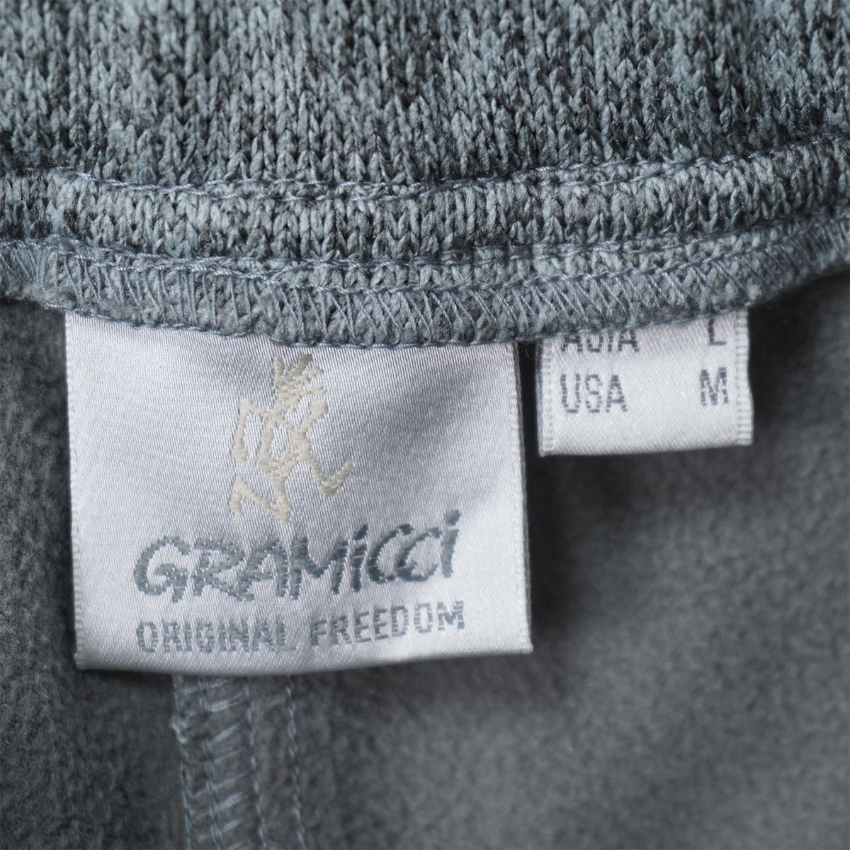 GRAMICCI × FREAK'S STORE 別注 SP ニットフリース NN PANT【L】グレー グラミチ フリークスストア コラボ アウトドア 防寒 GMP2-F1058_画像6