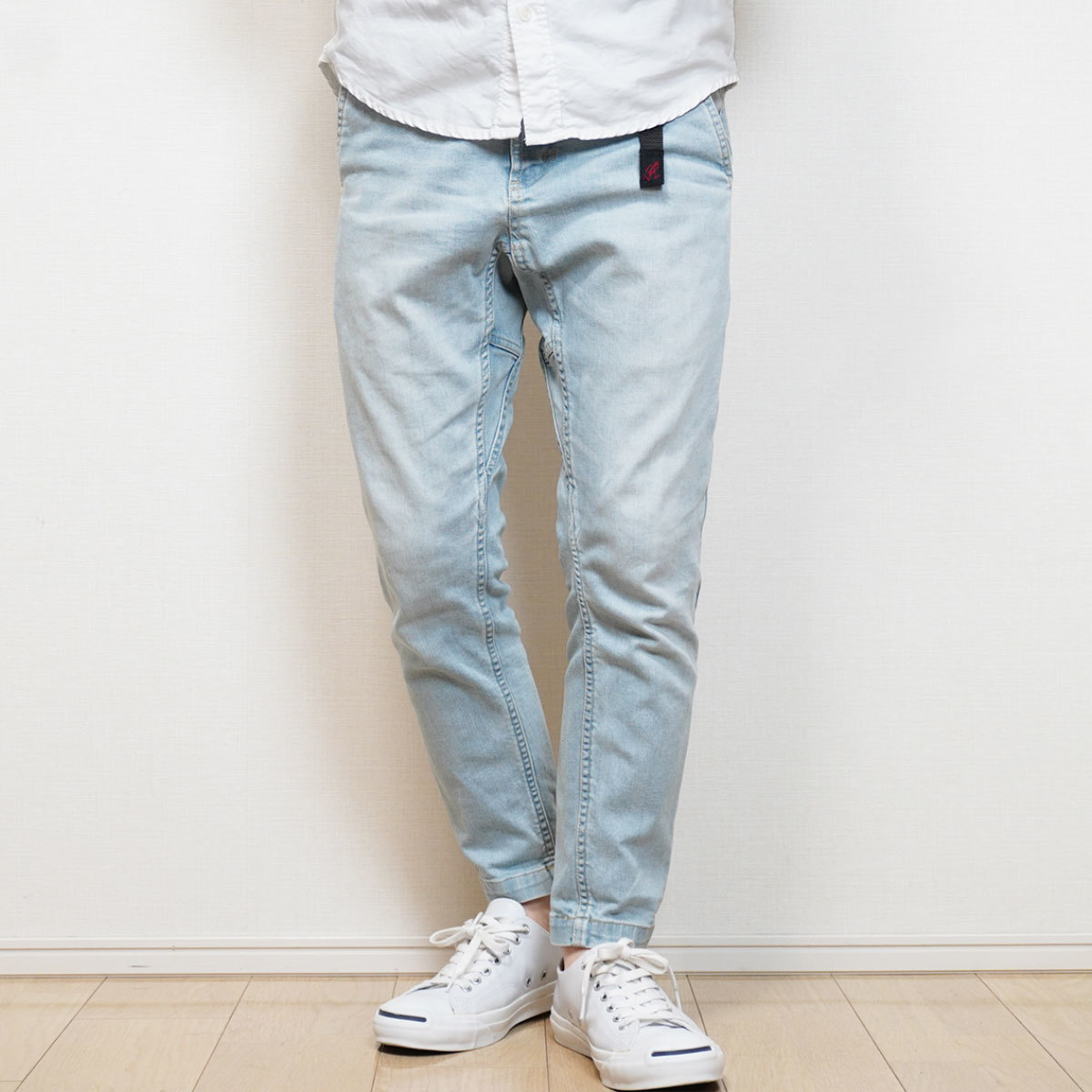 GRAMICCI × DUFFER 別注 DENIM NARROW PANTS【L】HARD WASH グラミチ ダファー デニムナローパンツ テーパード クロップド GMP-15S134_画像1