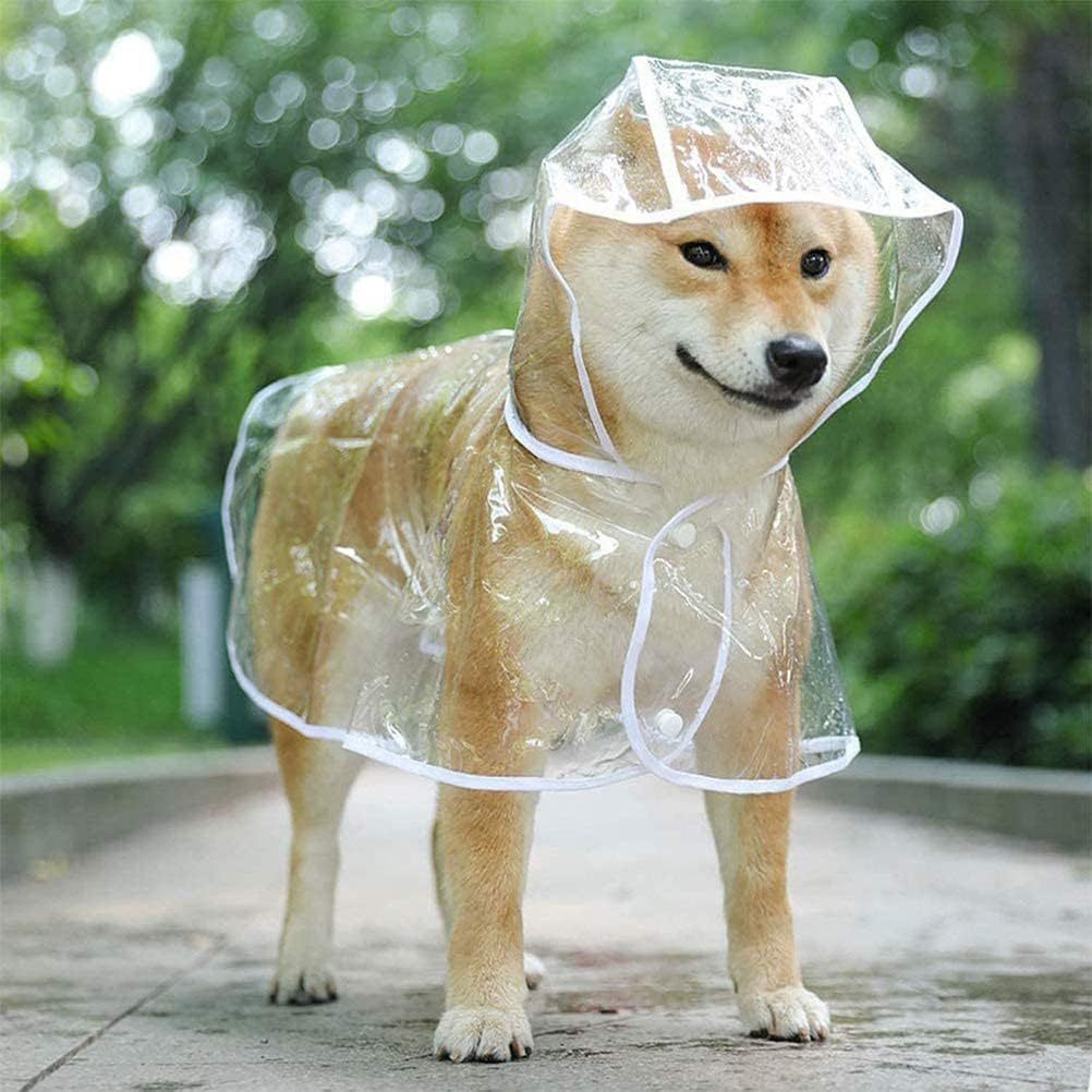** dog for raincoat (L) pet raincoat Kappa poncho small size dog medium sized dog large dog . dog water-proof . synthetic resins manner .. cold . measures attaching and detaching easy 