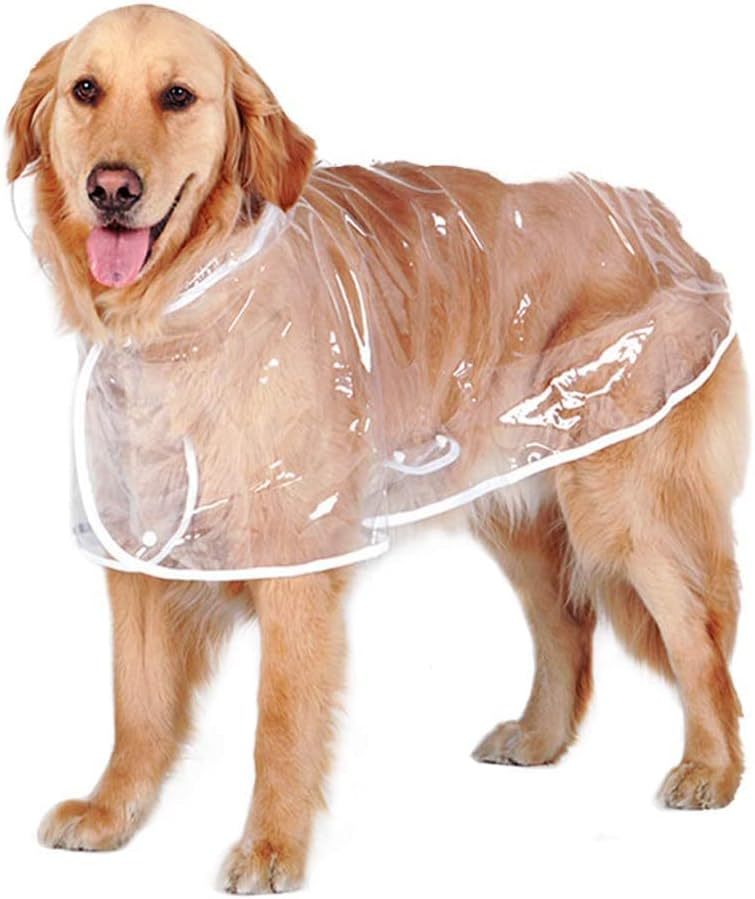 ** dog for raincoat (XL) pet raincoat Kappa poncho small size medium sized large . dog water-proof . transparent . synthetic resins manner .. cold . measures attaching and detaching easy 