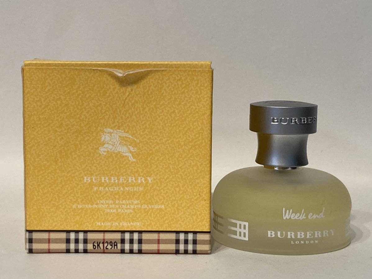 I4A306◆新品同様◆ バーバリー BERBERRY ウィークエンド Week end フォー ウィメン オーデパルファム EDP 香水 30ml_画像2