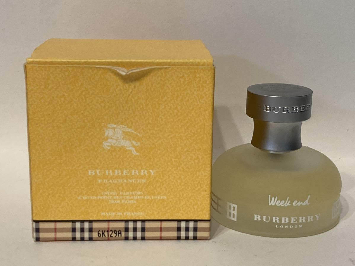 I4A306◆新品同様◆ バーバリー BERBERRY ウィークエンド Week end フォー ウィメン オーデパルファム EDP 香水 30ml_画像1