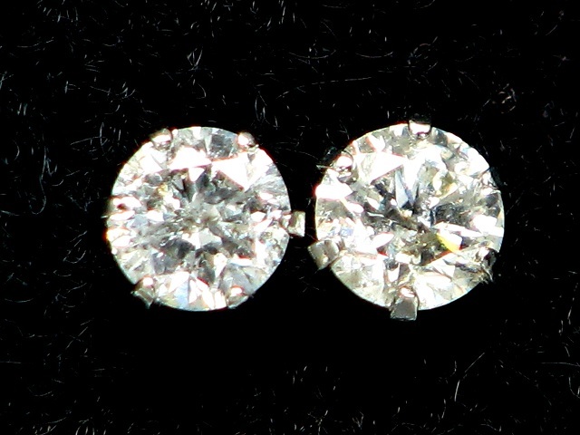 【宝石屋本舗】計0.20ct 天然ダイヤモンド PT900ピアスの画像2