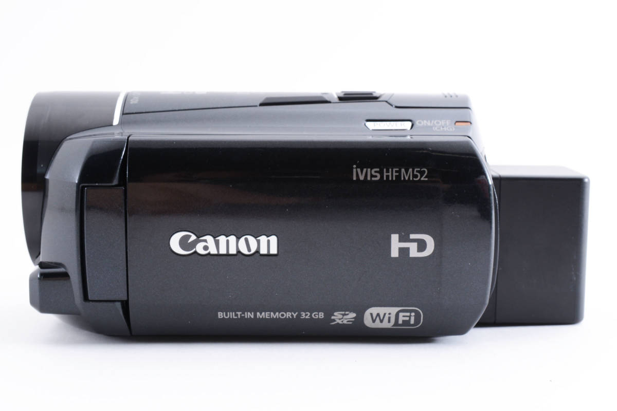 【良品】キヤノン Canon iVIS HF M52 ブラック_画像6