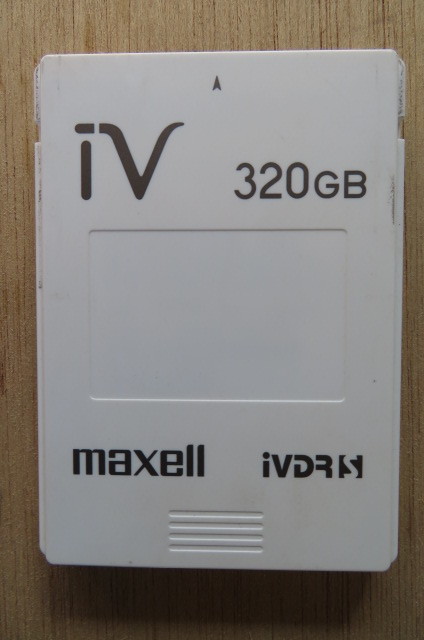 Maxell iVDR-S HDD カセットハードディスク 320GB_画像1
