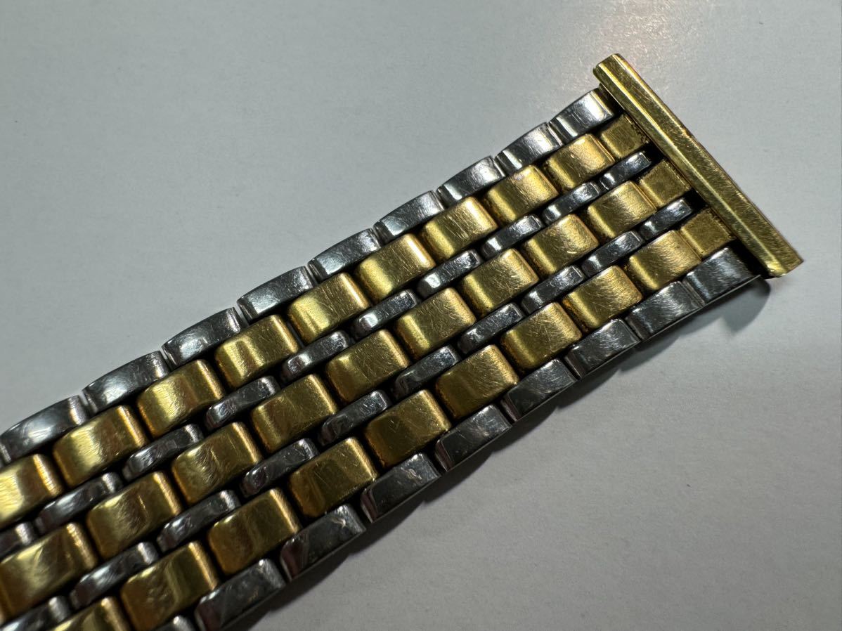 オメガ ステンレスベルト 20mm幅　OMEGA stainless steel bracelet コンビカラー　120-1_画像5