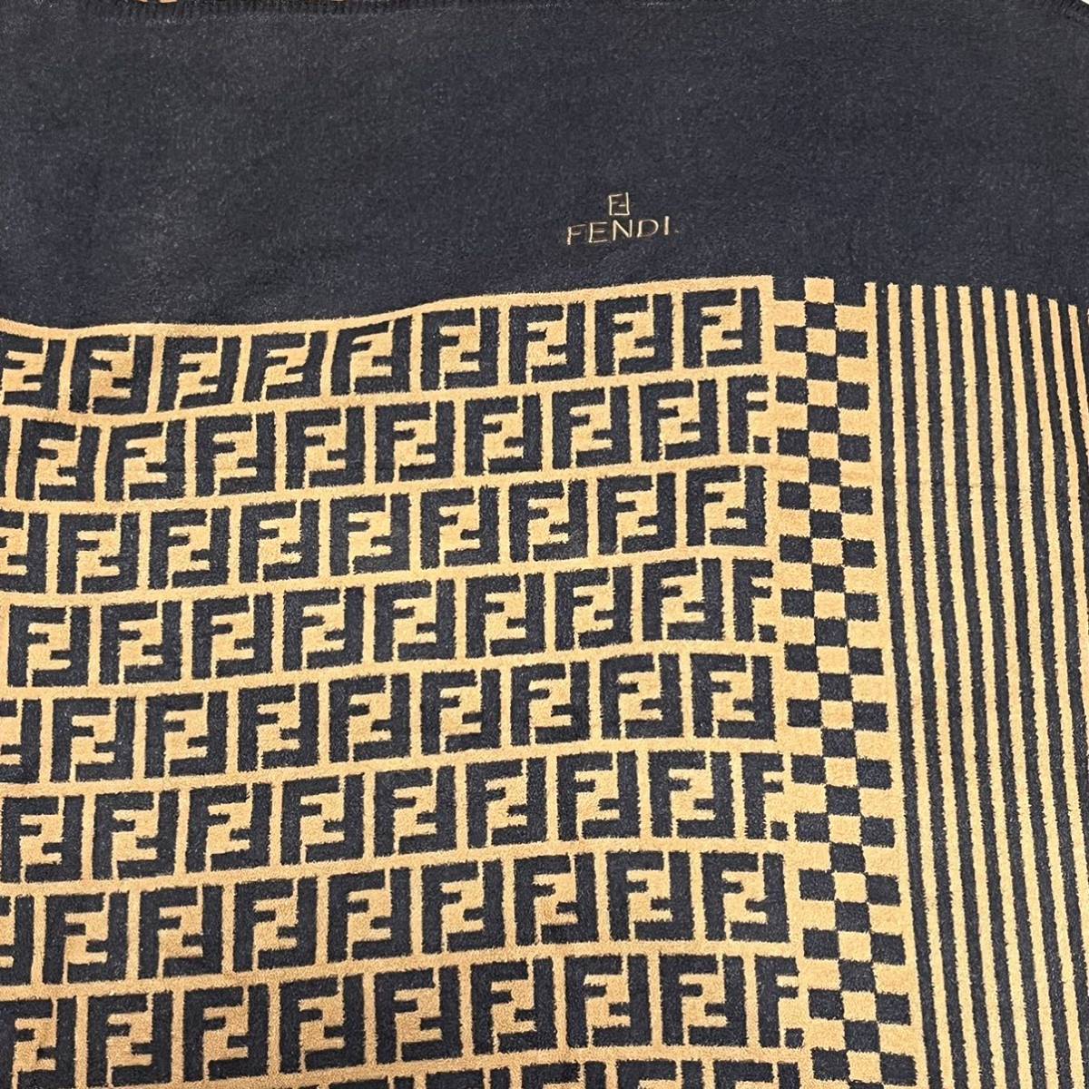 【新品・希少品】FENDI フェンディ タオルケット ズッカ柄 【新品・希少品】FENDI フェンディ タオルケット ズッカ柄