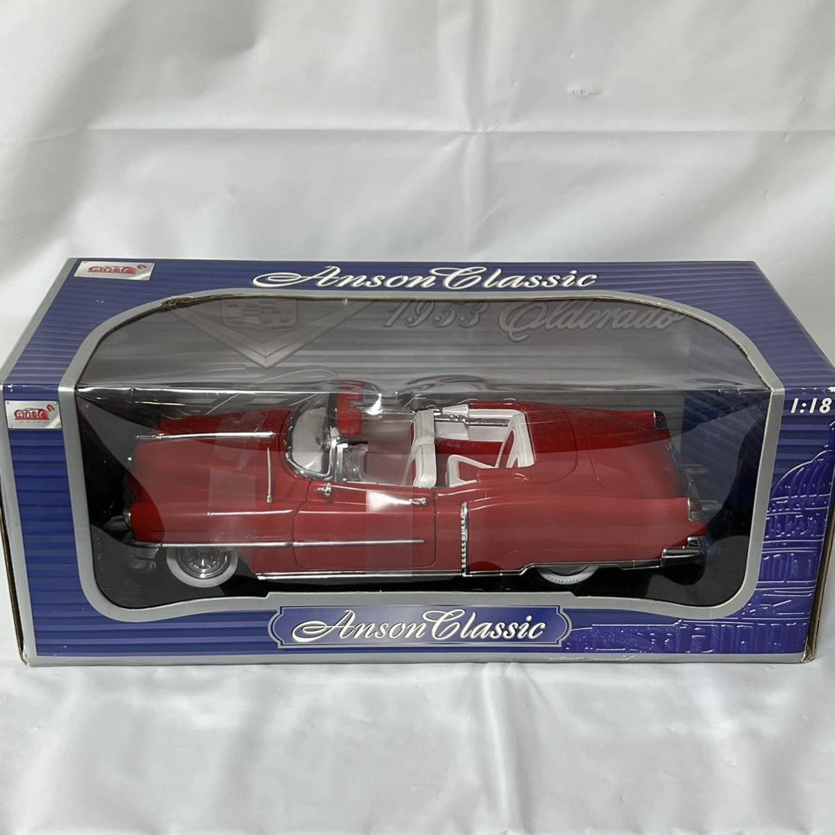 希少廃盤　保管品　Anson Classic 1/18 Cadillac Eldorado キャデラック エルドラド アメ車 ミニカー モデルカー クラシックカー_画像1