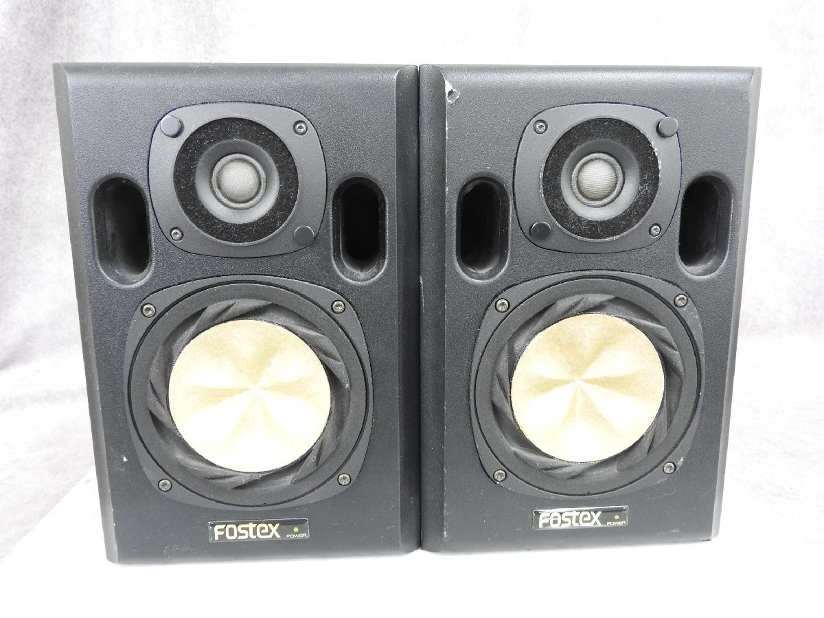 ☆ FOSTEX フォステクス パワードスピーカーペア NF-01A ☆中古☆_画像2