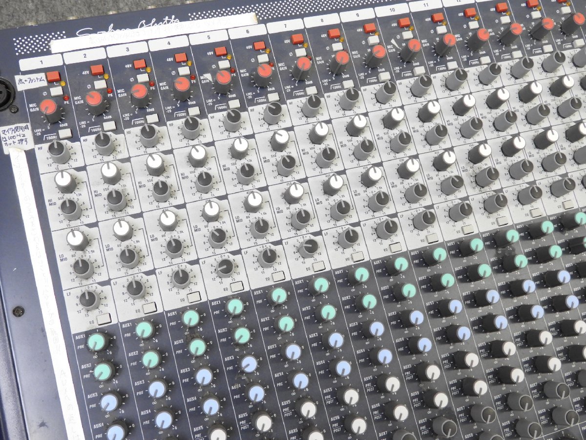 ☆ SoundCraft サウンドクラフト GB4 24ch アナログミキサー ☆中古☆_画像3