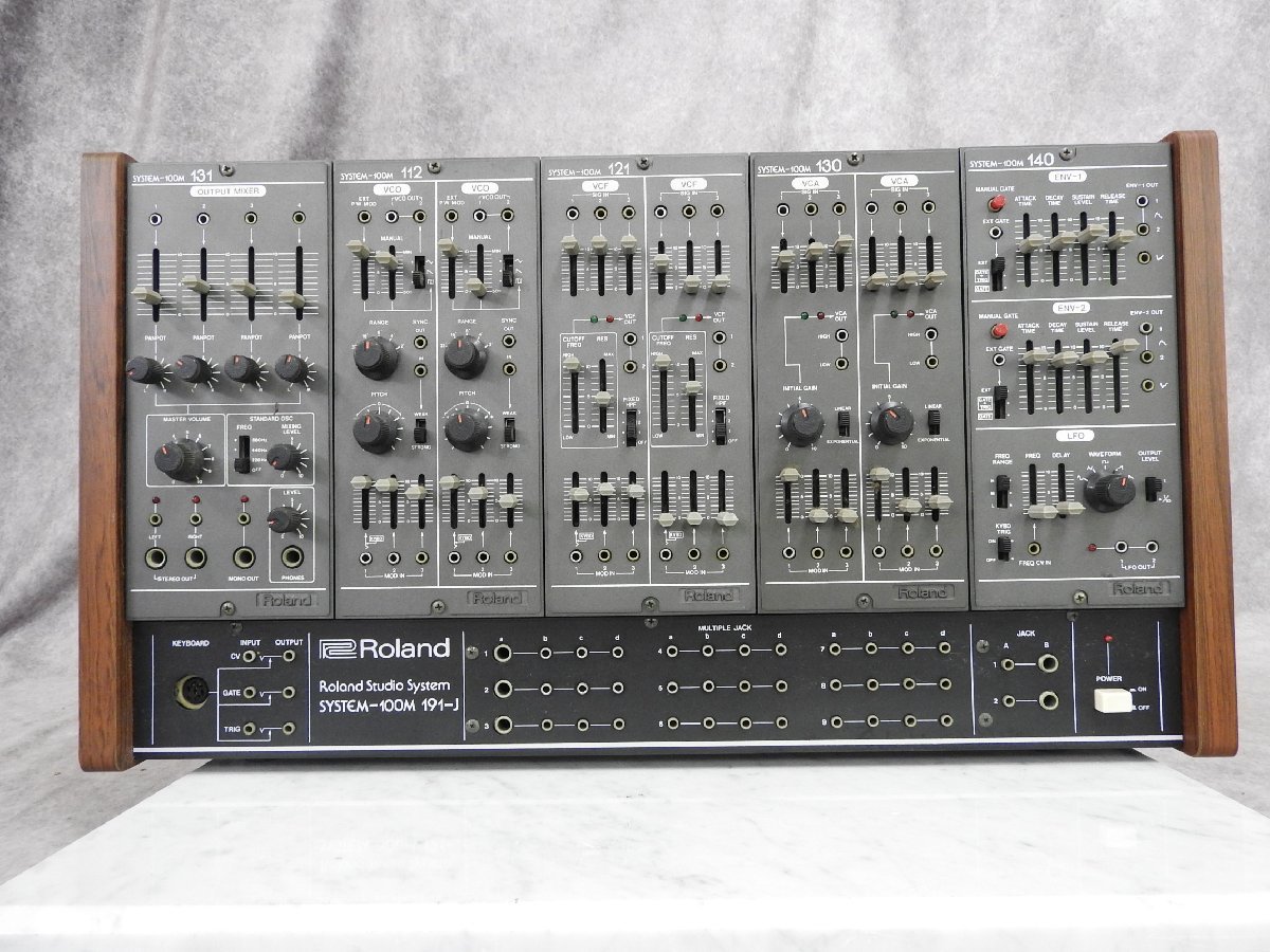 ☆ Roland ローランド SYSTEM-100M シンセサイザーモジュール SY-191J / 112 / 121 / 130 / 131 / 140 ☆現状品☆_画像2